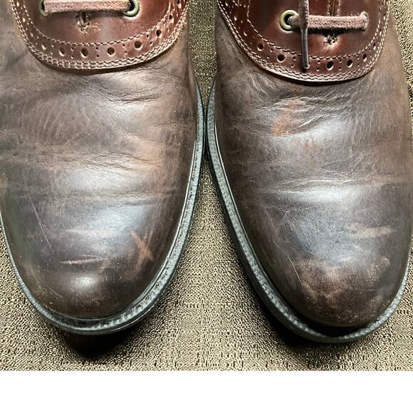 Johnston & Murphy Brown Leather Sheepskin Dress Shoes 10M Lace Up Waterproof XC4 main image 4